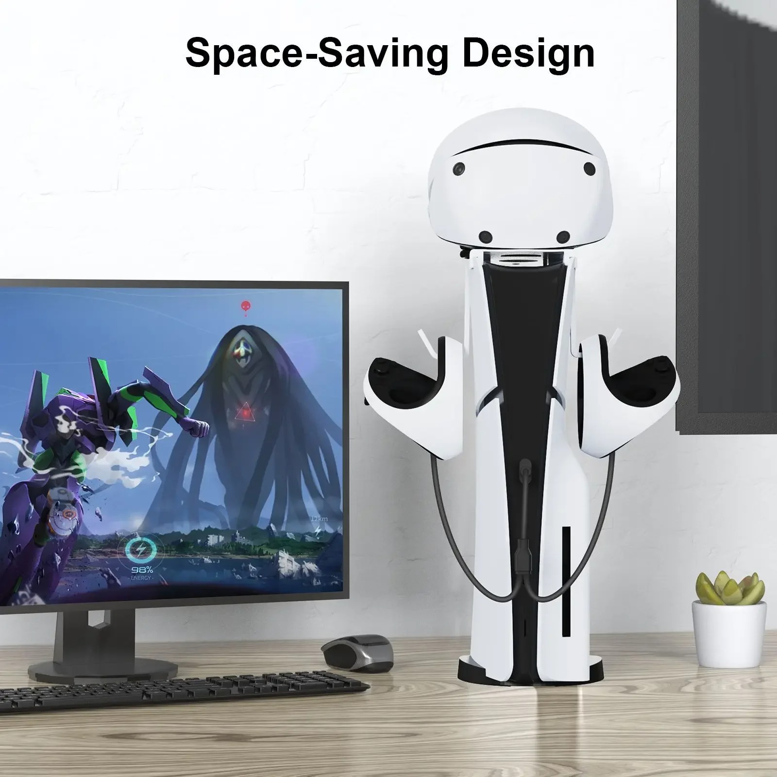 Giá đỡ đa năng treo kính VR và cáp sạc cho PS5 và P5VR2 JYS P5171 - Ảnh 4